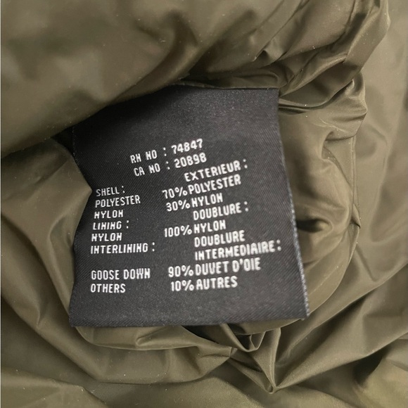 Andrew Marc long deep olive long puffer - Picture 7 of 9